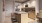 kitchen with island and seating