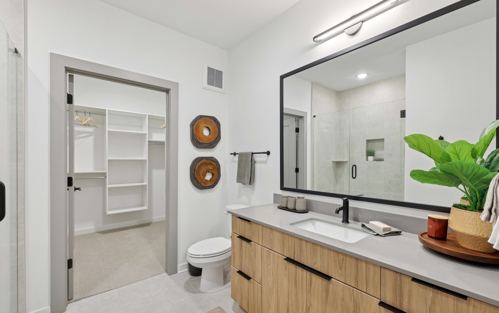 Spacious bathrooms with everything you need